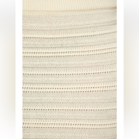 Dynamite Cream Textured Knit Midi Skirt - Picture 11 of 13
